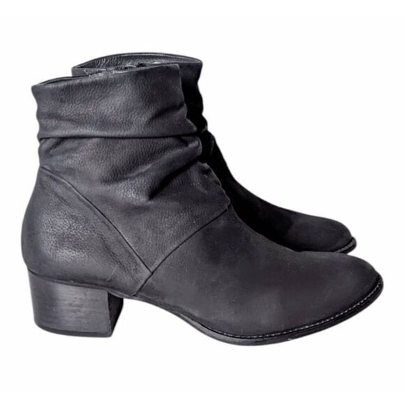 PAUL GREEN Brianna Black Slouch Bootie Size 5.5(US8) - Picture 2 of 9